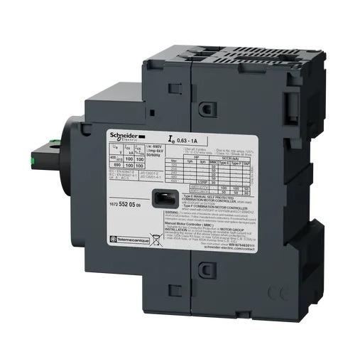 Guardamotor Tesys Deca 3P 1…1.6A 690Vac