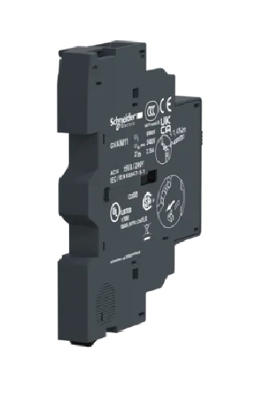 Bloque de contactos auxiliares Lateral izquierdo instantáneos 1NANC . para operar hasta 2A/240Vac y 1A/60Vdc.