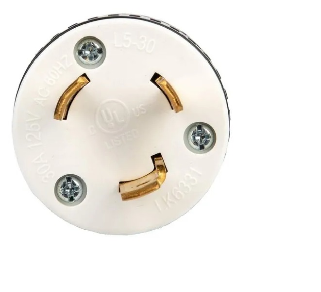 Toma Eléctrica De Seguridad Nema L5-30p Macho