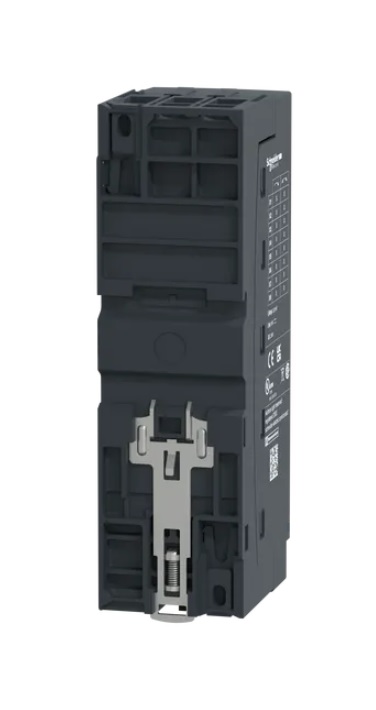 Caja de conexiones para 8 arrancadores de motor.8 RJ45.  2 HE10 lado PLC.  24 Vdc