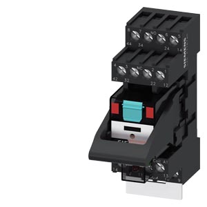 Relé enchufable, unidad completa 3 W, AC 230 V Módulo LED verde Zócalo enchufable estándar borne de tornillo 3,5 mm pineado Incluye LZS:PT78740 + LZS:PTMG0730 + LZX:PT570730