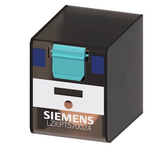 Relé enchufable, 4 conmutados DC 24 V, 6 A, Ancho 22,5 mm para zócalo LZS
