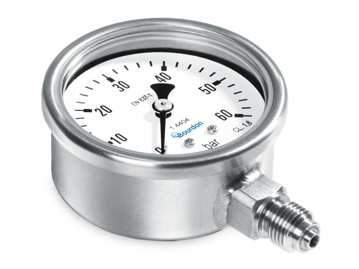 Manometro de 0..300 psi 2.5'' case inox 316L con glicerina