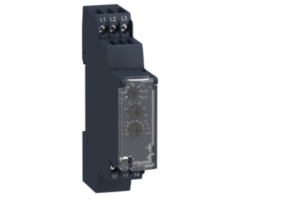 Rele de Supervisión de Tensión. detección de secuencia de fase. baja tensión. Detección fallo de fase. Harmony Control. SCHNEIDER.