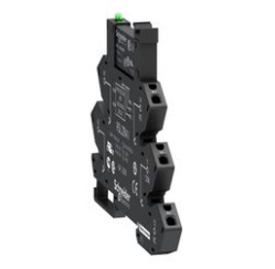 Relé de control interfaz delgada 1 salida, LED, 110V