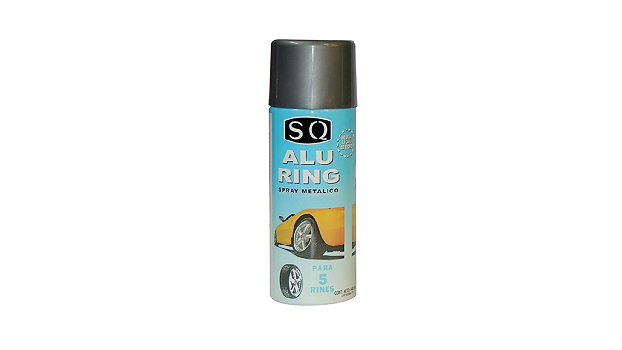 Aluring spray metalico 440CC marca SQ