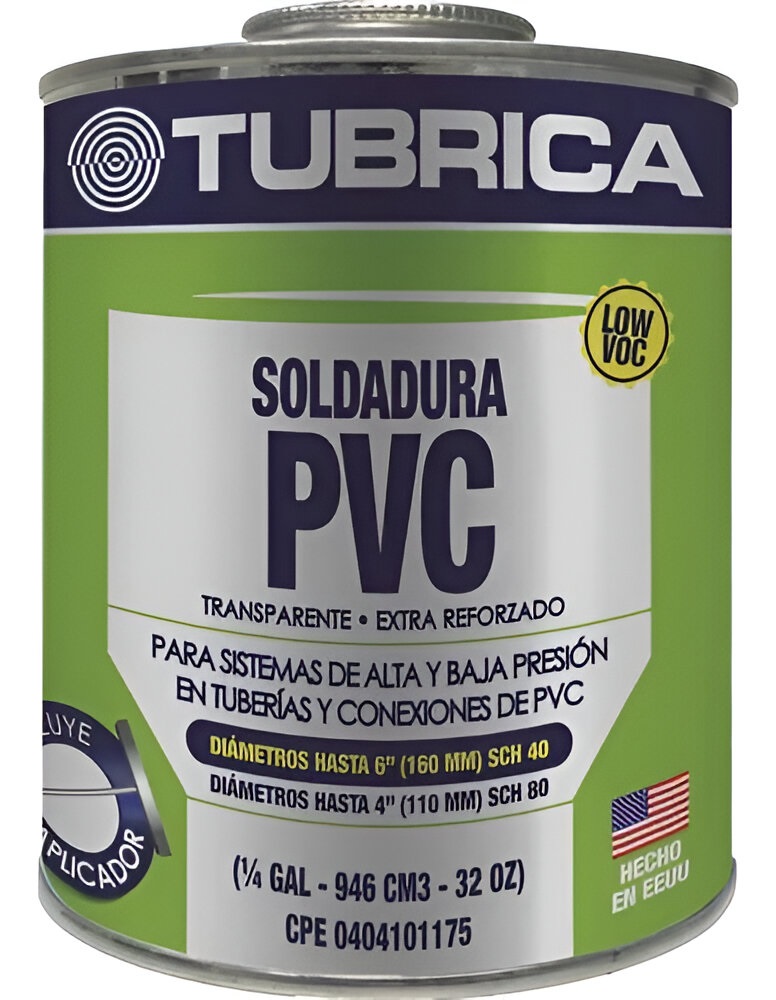 Soldadura PVC Multiproposito 1/4GAL TUBRICA