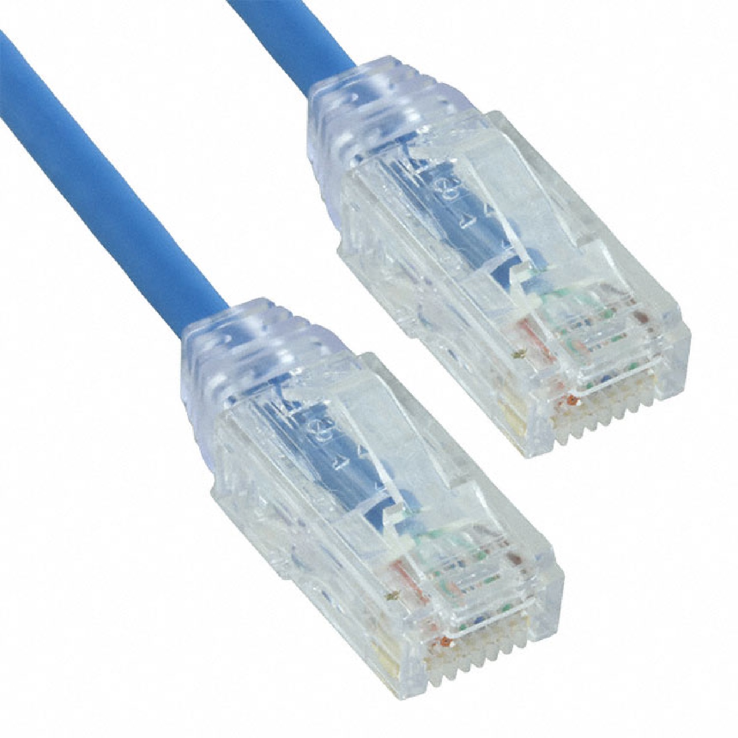 Cable de conexión UTP de categoría 6A (SD), 10 Gb/s con enchufes modulares TX6a,10Gig en cada extremo. Azul, 10 pies.