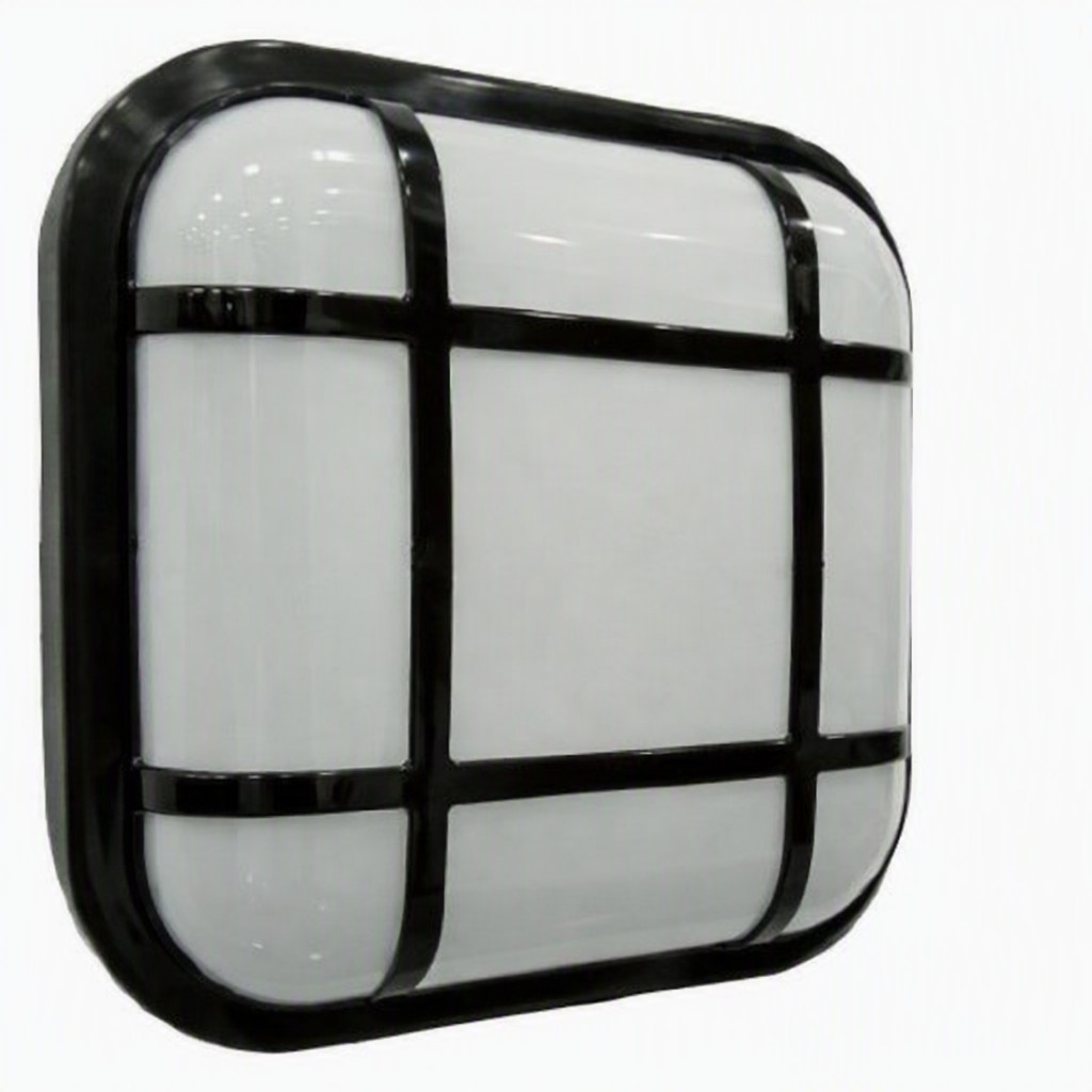 VAPOLETA LED 20W CUADRADA NEGRA T/REJILLA 6500K 90-265V