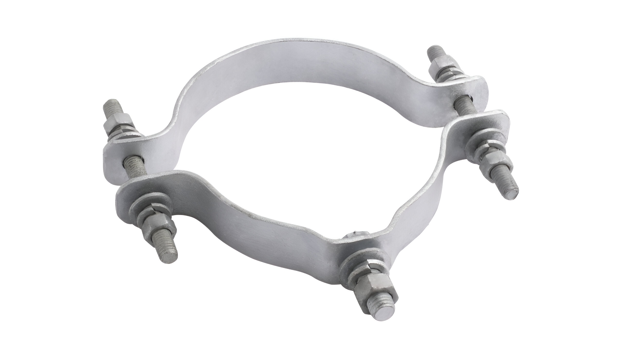 Abrazaderas para postes líneas aéreas